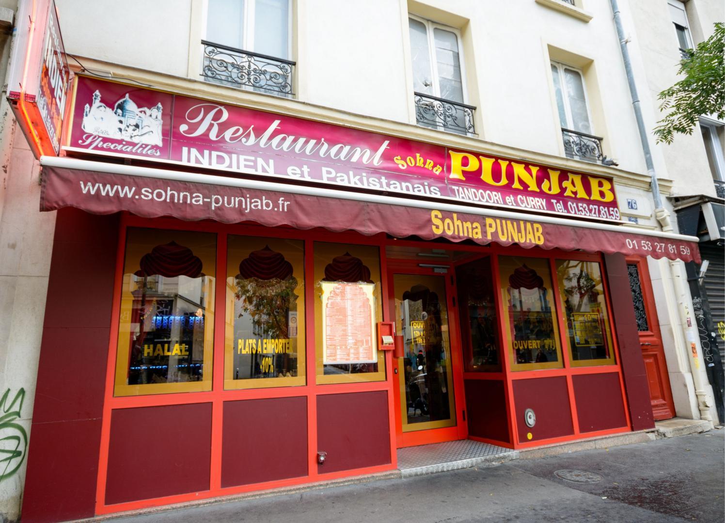 Restaurant indien, Paris SOHNA PUNJAB